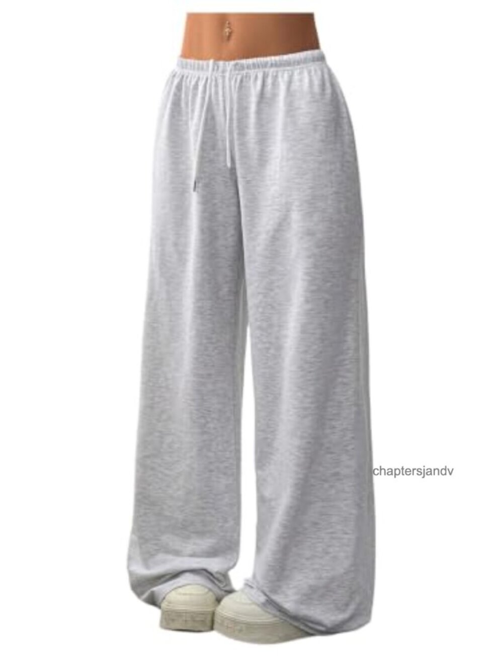 Women's Baggy Sweatpants Drawstring Waist Wide Leg Loose Fit Casual